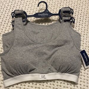 GAP Heather Gray Sports Bra